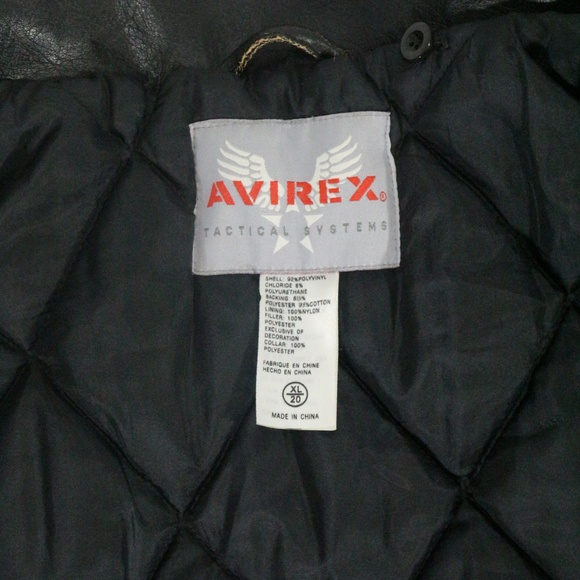 VTG AVIREX American Eagle Squadron  Bomber Jacket Sz XL Men - Picture 6 of 7